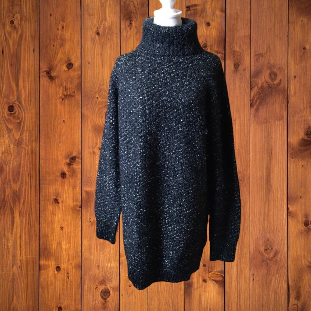 Lovers + Friends Size Small Turtleneck Sweater Dress Long Sleeve Comfy Cozy